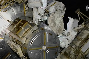 Watch live: Astronauts step out of the International Space Station for seven-hour spacewalk