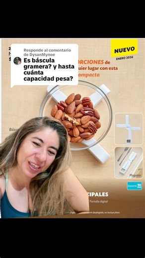 ¿Cuál es la capacidad de la NUTRÍ BÁSCULA FOLD de Betterware?