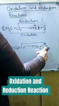 Oxidation and Reduction Reaction| Chemical Reaction|class 10th