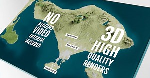 Physical Map - Bali Indonesia PP