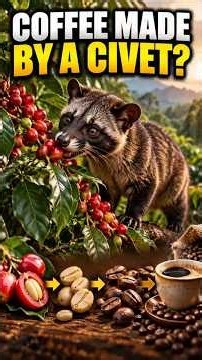 Kopi Luwak: The Coffee That Passes Through a Civet?! ☕🦝