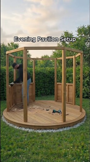 Transforming an Empty Lawn into a Luxury Pavilion