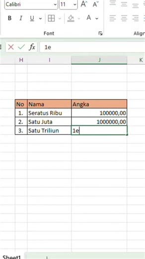 CARA KETIK ANGKA RATUSAN, RIBUAN, BAHKAN TRILIUN OTOMATIS DI EXCEL !! #exceltutorial #belajarexcel