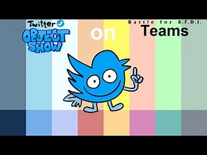 If Twitter Object Show Characters were on BFB Teams