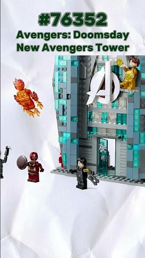 NEW! LEGO Avengers Doomsday New Avengers Tower - 76352 #lego #marvel #mcu#avengers #avengersdoomsday