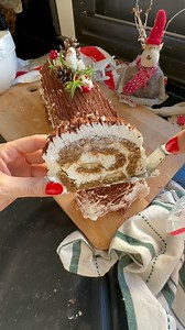 47K views · 23 reactions | Easiest tiramisu buche ❤️ Ingredients:...