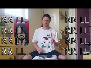 Double Stroke Roll 100-200bpm [play along rudiment practice pad routine drum fill exercise workout]