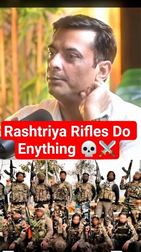 Rashtriya Rifles do Enything 💀⚔️💪 #podcast #podcastclips #podcasts #shorts #short #shortvideo #new