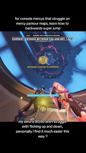 backwards super jump rez tutorial :) im sorry if this has been made before!! I can't remember who exactly I learned this from. I struggled with a few levels until I learned this mercy tech #overwatch #overwatch2 #ow2 #overwatch2mercy #ow2mercy #mercyparkour #mercysuperjumprez #mercysuperjump #superjumprez #mercymain #owmercymain #mercyoverwatch #consolemercymain #overwatchconsole
