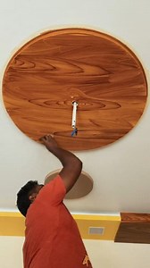 Wooden Figure Texture Design Wood Stain How To Create #texture #woodgraining #painting #reels | Vinod Kumar Varma