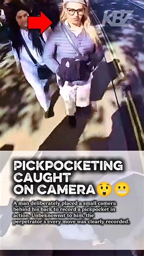 Hidden Camera Exposes Pickpocketing #shortvideo
