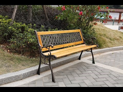 How to assemble Garden Bench