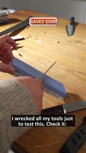 😱🏕️ I tested this camping sharpener on EVERYTHING and I'm shook#BUDDYGUARD #TikTokMadeMeBuyIt #CampingEssentials #KnifeSharpener #OutdoorGear