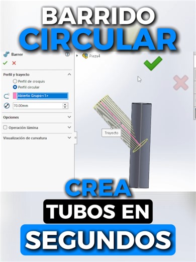 Modelado de Tubos en SolidWorks: Aprende en Segundos