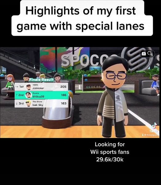 Nostalgic Wii Sports Bowling Fun on Nintendo Switch