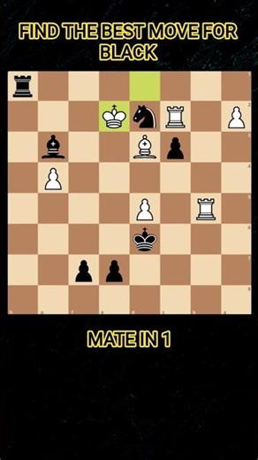 FIND THE BEST MOVE FOR BLACK