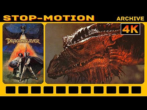 Dragonslayer (1981) Stop-Motion shots 4K