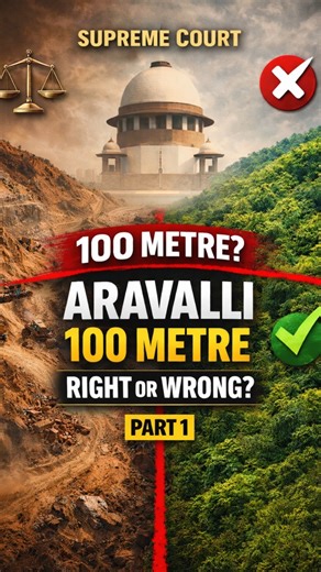 Bunny on Instagram: "Aravalli 100 metre definition accepted by Supreme Court of India Right or Wrong? #aravalli #savearavali #aravali #India"
