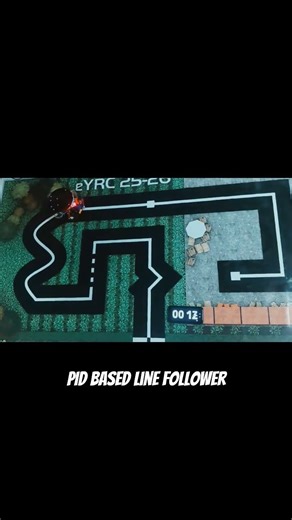 High-Accuracy Line Follower Robot Using PID Control #shorts #robotics #pidcontroller #automation