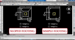 How to draw Isolated footing in AutoCAD | Square footing design in AutoCAD ............ Video Link - https://youtu.be/3ZxwZgA3lrE | CAD CAREER
