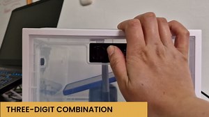 Lock Box for Medication, Large Refrigerator Lockable Storage Box for Kitchen Food Safe, Phone Jail iPad Tablet Lock Box for Kids Home and Office (Black)