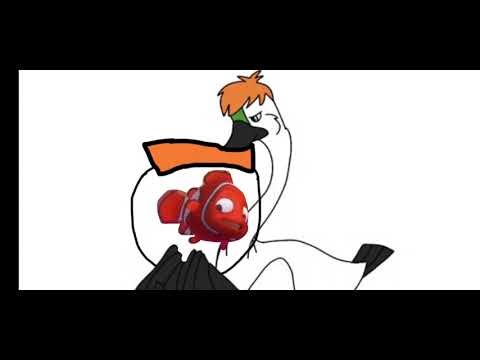 Luke Skywalker (Swan) Holds Nemo In A Fish Bowl