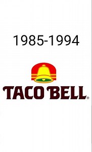 Taco Bell logo evolution #logoevolution #logohistory #tacobell #food
