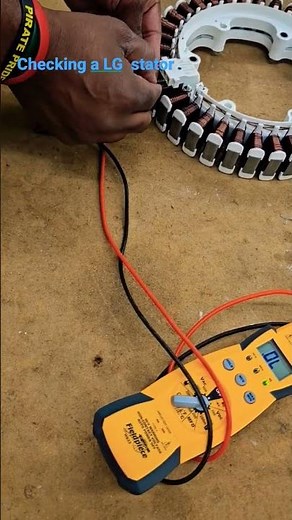 How to check an LG washer stator