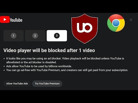 Watch Youtube without ads (dec24) - uBlock Origin