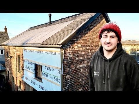 The Coach House is getting insulated and clad