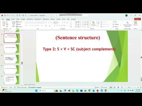 Type2 Subject + Linking Verb + SC (Subject Complement)