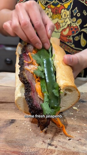 27K views · 677 reactions | Smoked Brisket Banh Mi | Lisa Nguyen | Facebook