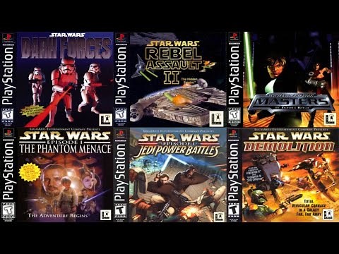 All Star Wars Games for PlayStation 1