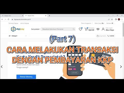 Cara Melakukan Transaksi di Digipay Satu dengan Metode Pembayaran Kartu Kredit Pemerintah (Part 7)