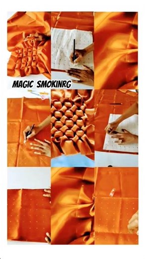 Easy Smocking Work Tutorial | Designer Fabric Texture in Minutes #atheinaafashions #smokingvideo