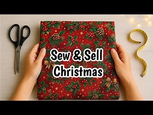 3 Easy Christmas Sewing Projects to Make and Sell (In Under 10 Minutes!)