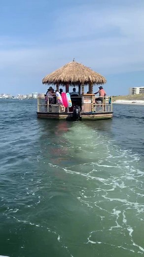 80K views · 4.6K reactions | Check out the floating Tiki Bar with an engine! Visit & Book your trip with Cruisin' Tikis Destin! www.cruisintikisdestin.com | DestinFlorida.com | Facebook