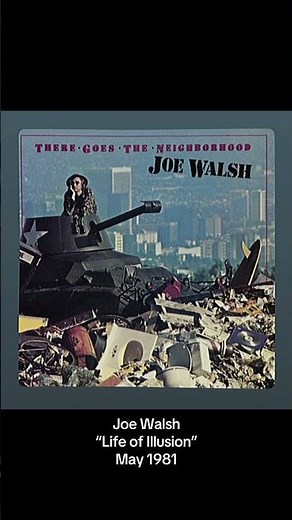 Joe Walsh - “Life of Illusion” Released May 1981 #inthegroove #classicrock #fyp #yt #musicdiscovery