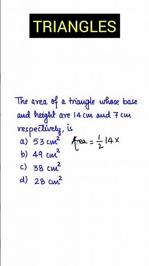 📐 Triangles | Class 10 Maths | MCQ 5 🔥 | Chapter 6