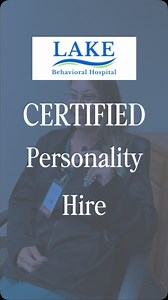 Certified Personality Hire- Ep. 1 🎬 💙 Meet the faces behind the care We’re launching Certified Personality Hire, a new series spotlighting our incredible certified staff— Kicking off episode 1 with our Nurse Regina! Regina brings heart, humor, and healing to Lake every day, and we are so lucky to have her! #CertifiedPersonalityHire #LakeBehavioral #MentalHealthSupport | Lake Behavioral Hospital