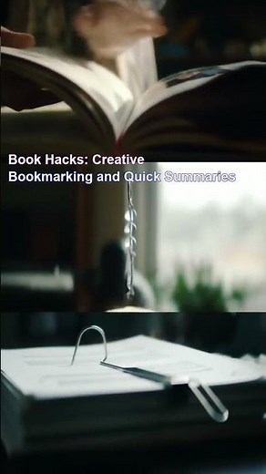 Book Hacks: Creative Bookmarking and Quick Summaries