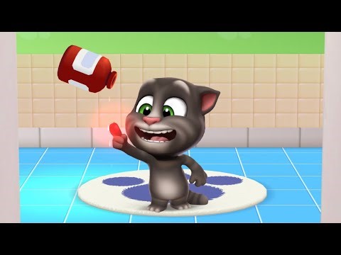 Baby talking tom got his finger hurt again ! 😭 || talking tom 2 !