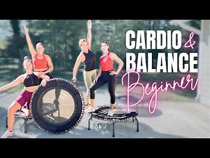 30 MIN Rebounding Cardio + Core + Balance | Beginner Trampoline Challenge | DAY 13