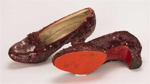 18K views · 50 reactions | The ruby slippers worn by Judy Garland in the "Wizard of Oz," were stolen in 2005 and recovered by the FBI in 2018. | USA TODAY Video | Facebook