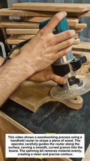 Smooth Wood Router Trick #Woodworking #DIY #Carpentry