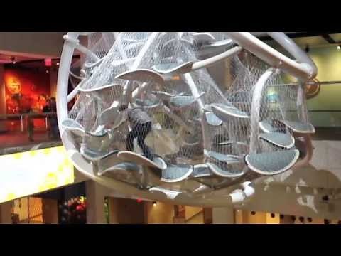 Liberty Science Center’s new exhibit ‘Infinity Climber’ the world's first suspended climbing play sp