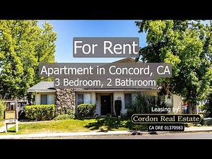 Apartment for Rent in Concord, CA - 3 bed/2 bath
