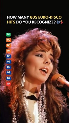 How Many 80s Euro-Disco & Italo-Disco Hits Do You Remember? 💃🎶 | Ultimate 80s Throwback!
