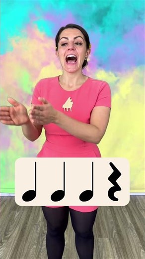 Music Exercise for Kids - Learn Rhythm Lesson #preschool #musiceducation #preschoollearning