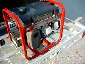 Coleman Generator Sound Before and After Exhaust